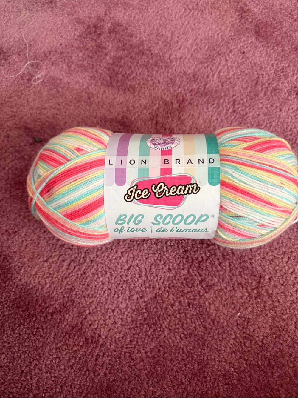 Lions Brand Ice Cream Big Scoop Yarn